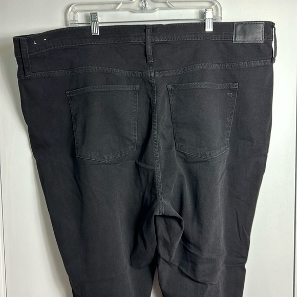 Madewell 10" High-Rise Roadtripper Jeggings Button-Front Edition Black 37 Tall - Picture 8 of 16